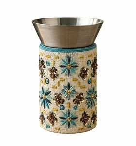 Quemador de incienso hecho a mano con diseño floral bordado, soporte aromático para todas las estaciones a precio económico. - Product Image 1