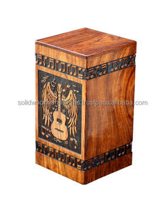 Urna de Madera Hecha a Mano para Cenizas de Adultos, Urnas Funerarias, Urnas de Entierro de Alta Calidad - Product Image 3