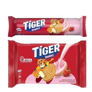 Boîte de biscuits sandwichs fourrés à la crème chocolatée (105g/35g) - Biscuits sucrés énergétiques tendance - Product Image 1