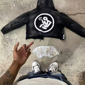 เสื้อฮู้ดดี้โฮโลแกรมสุดเซ็กซี่แบบครอปสำหรับผู้หญิง เสื้อกันหนาวแขนยาวเนื้อเมทัลลิกเงาวาว สไตล์สตรีทแวร์ ลดราคาสุดฮอต - Product Image 2