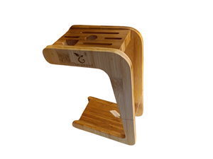 Porte-couteaux en bambou, support de rangement écologique pour cuisine avec emplacements pour couteaux et ustensiles, fabriqué au Vietnam - Product Image 1