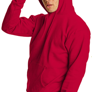 Sudaderas con Capucha Extra Grandes y Ligeras para Hombre, Estilo Urbano, con Cierre de Cremallera Único, Diseño Liso Teñido, para Invierno - Product Image 3