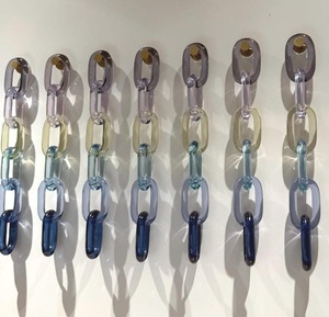 Chaîne murale en résine de couleur personnalisable, pour la décoration de la maison, du bureau ou de la chambre, toutes les couleurs disponibles. - Product Image 1