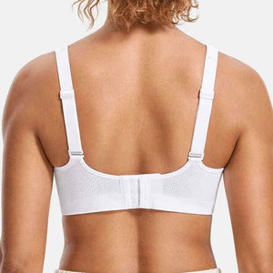 Custom Style Four-Way <b>Stretch</b> High Support Seamless Bow Crisscross Straps Women's Sport <b>Bra</b> for Gym Fitness Workout - Product Image 5
