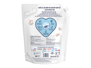 Adoucissant pour tissus Comfort Gentle Pure 3,6 L x 4 sachets - Product Image 2