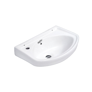 Lavabo de mano de forma ovalada de cerámica 100% de color blanco de diseño moderno fabricado profesionalmente con calidad asegurada - Product Image 1