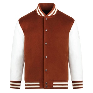 Winter Waterproof <b>Button</b> Personalized Hot Selling Custom Color Logo Varsity Jackets Made in Pakistan with chenille embroidery - Product Image 1