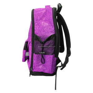 กระเป๋าเป้สะพายหลังกีฬากากเพชรส่องแสงเป็นประกายวิบวับสำหรับเด็กผู้หญิงกระเป๋านักเรียนผ้าใบขนาดใหญ่พร้อมเชือกรูดสำหรับเด็ก - Product Image 2