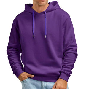 Sudadera con Capucha para Hombre, 100% Algodón, con Logotipo Personalizado, Lisa, de Felpa, Oversize, con Hombros Caídos, Unisex - Product Image 1