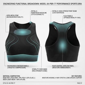 Soutien-gorge de sport respirant sans coutures de qualité supérieure, maintien élevé, pour la gym, le yoga, le fitness, la course et l'entraînement, crop top athlétique push-up - Product Image 3