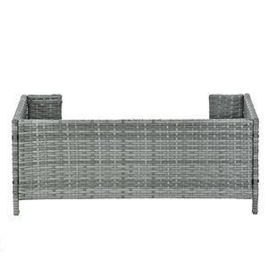 Cuccia XL per Cani in Vimini PE per Tutte le Stagioni, Arredamento da Esterno per Animali Domestici, Recinti da Patio con Stampa, Cuccia per Animali Domestici Stile Cu, Mobili per Animali Domestici - Product Image 3