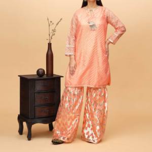 ชุดราตรีผ้าโปร่งประดับชุดสูท PS4227 2ชิ้น - Product Image 3