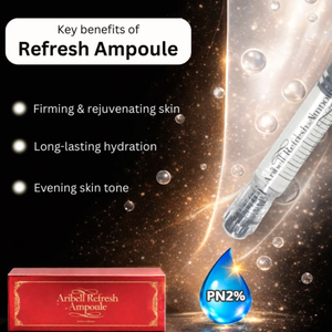 Aribell PN Refresh Ampoule Hyaluronic Acid Skin Booster Hydration Glow Elasticity Care Korean Cosmetic - Product Image 3