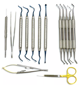 Chirurgische Tandheelkundige Implantaat Chirurgie Set Paddenstoelbeen Transplantatie Sinuslift Tunneling Perio <span class=keywords><strong>Gum</strong></span> Vista 14-delige Set Periotome Elevators CE - Product Image 1