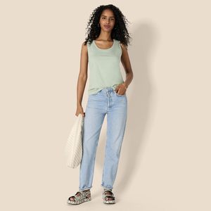 Camiseta sin Mangas Premium para Mujer, Camisola de Algodón Elástico Suave, Ropa Casual de Verano, Proveedor Mayorista de Moda Urbana - Product Image 4
