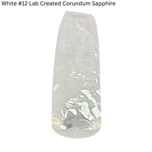 # 12 boules de saphir corindon blanc synthétique cultivé en laboratoire, fusion par flamme simulée, 100 grammes - Product Image 3