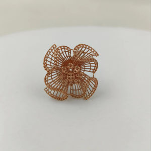Anillo de Oro Macizo de Lujo para Mujer con Diamantes Auténticos, Joyería Fina, Nuevo Diseño, Montura para Anillo de Compromiso, Venta al por Mayor, OEM, Regalo - Product Image 6