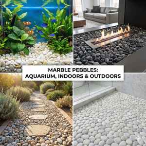 Galets de pierre naturelle de qualité supérieure pour l'aménagement paysager, les allées, les chemins, les sols, la décoration extérieure et intérieure, disponibles à la vente - Product Image 5