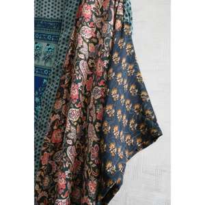 Kimono de Seda para Mujer, Hecho a Mano, Largo, Estampado, Sexy, Camisón de Novia, Elegante Bata de Estar por Casa - Product Image 3