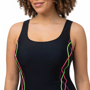 Burkinis Blancos Sólidos 100% Poliéster para Mujer con Bordado a Mano, Diseño Recortado con Control de Abdomen y Efecto Push-Up, Traje de Baño - Product Image 5