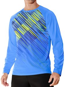 Camiseta de Natación de Manga Larga para Hombre con Protección Solar UPF 50+ UV, Secado Rápido, Compresión, Capa Base para Surf y Natación - Product Image 1