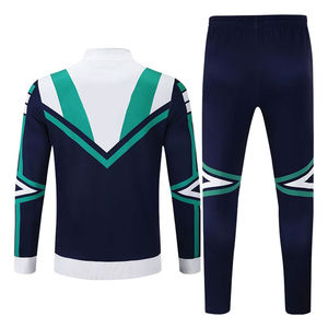 Survêtement de sport en molleton pour équipe, idéal printemps, vente en gros, personnalisable avec nom d'équipe, imprimé par sublimation, design 2-en-1, pour activités extérieures - Product Image 2