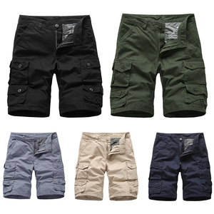 Shorts homme tendance, poids lourd, séchage rapide, anti-humidité, couleur unie, pour le sport - Vente flash - Product Image 2