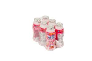 Boisson aromatisée à la fraise YoBi, bouteille de 330 ml, emballage rose, boisson gazeuse réfrigérée - Product Image 2