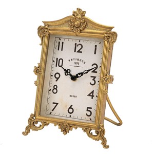 Antique Brass Contemporary Desk/<b>Table</b> <b>Clock</b> Wholesale | Abstract & Geometric Pattern India Aqudus Saleem - Product Image 1