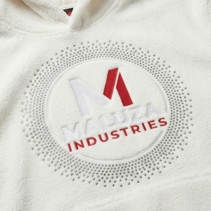 Sweat à capuche d'hiver en coton 100% enduit ONYX de qualité supérieure, MALUZA Industries, logo empilé, streetwear urbain, pull-over, mode européenne - Product Image 5