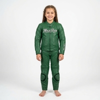 Vêtements de moto en cuir de qualité supérieure pour enfants, protection personnalisée, design couleur personnalisé