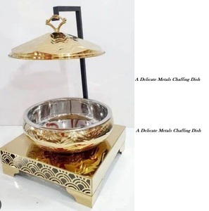 Juego de Vajilla de Acero Inoxidable de Lujo, Resistente, para Banquetes y Calentadores de Comida, DCD-037 - Product Image 1