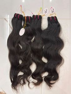 Perruque de cheveux naturels indiens bruts ondulés de 10 à 32 pouces, haute densité, noirs naturels, doux, soyeux et durables - Product Image 4