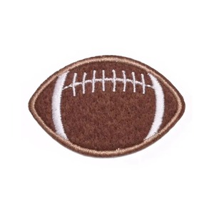 Ballon de football en PVC gaufré 3D, appliqué thermocollant pour tissu, patch décoratif avec motif circulaire personnalisé - Product Image 2