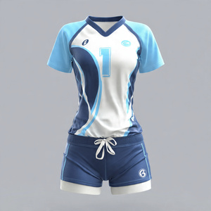 Men <b>Volleyball</b> Jersey <b>Set</b> Sleeveless Sublimated Number 5 Moisture Wicking Fitted Uniform Elastic Waist 100% Polyester Customized - Product Image 2