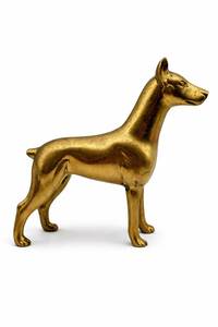 Sculpture de chien en laiton pour la décoration d'étagères, centre de table et collection de décoration intérieure haut de gamme - Product Image 5