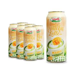 Matcha Latte Listo para Beber, 320 ml, Bebidas de Té Matcha con Sabor a Melocotón en Lata, Certificado HALAL, Marca Privada, OEM, ODM - Product Image 2