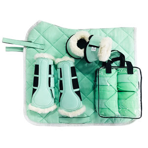 Almohadillas de Montar Ligeras OEM de Lona Lisa Teñida con Relleno de Poliéster y Forro Polar - Product Image 4