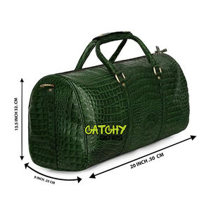 Bolsa de Viaje de Cuero con Logotipo Personalizado – Bolsa de Fin de Semana al por Mayor – Bolsa de Gimnasio y Viaje de Gran Capacidad de Cuero Genuino - Product Image 2