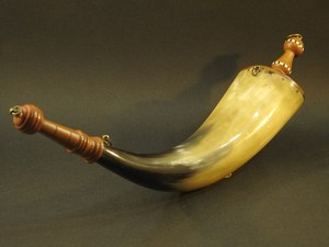 Poudre naturelle de corne polie, ronde, faite à la main, écologique et moderne, pour la chasse, cadeau d'affaires - Product Image 1