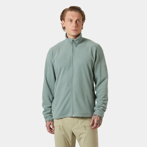 Veste matelassée chauffante en toile coupe-vent pour homme, design personnalisé, col montant, fermeture éclair, pour sports d'hiver, avec doublure polaire - Product Image 3