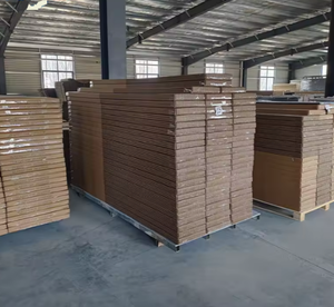 แผ่นอะคูสติกไม้เนื้อแข็ง/MDF ใยโพลีเอสเตอร์ 100% - กันน้ำ NRC สูง 80% ดีไซน์ทันสมัยสำหรับโรงแรม ห้องนั่งเล่น อพาร์ตเมนต์ - Product Image 4