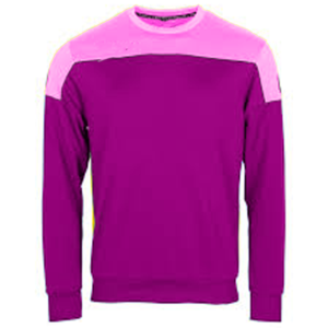 Sudadera de Cuello Redondo Azul Rey para Hombre, Corte Regular, Tejido de Punto, Color Sólido, Casual, Manga Larga con Rayas Blancas a la Derecha - Product Image 4