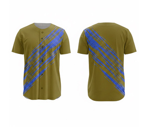 เสื้อเบสบอลแบบซับลิเมชั่นคุณภาพสูง |   ชุดเบสบอลทีมพร้อมโลโก้และหมายเลขแบบกำหนดเอง |   ฐานผ้าโพลีเอสเตอร์ที่ระบายอากาศได้ดี - Product Image 4