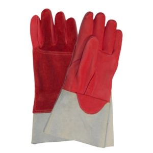 ถุงมือเชื่อมหนังวัวแท้คุณภาพพรีเมียมเสริมความแข็งแรง สำหรับงานอุตสาหกรรม ป้องกันมือสำหรับช่างเชื่อม - Product Image 3