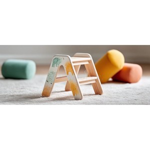 Handcrafted Crochet Unicorn Stool <b>Chair</b> - Amigurumi Wooden Legs Wholesale - Product Image 2