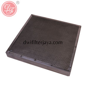 Filtre en maille métallique expansée en acier inoxydable, résistant à la chaleur, adapté aux cabines de peinture et lavable - Product Image 2