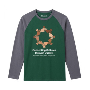 เสื้อยืดแขนสั้นทรงสลิมฟิตแบบเบสบอลลำลอง พิมพ์ลายตามสั่ง สำหรับออกกำลังกายและฟิตเนส สองสี - Product Image 5