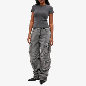 Urban Baggy Jeans Oversized Loose Fit Soft Denim Construction Baggy Jeans Fashion Lifestyle Wear Private Label Baggy Jeans - Product Image 2