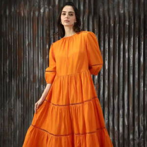 Robes longues à manches longues, col rond, style enveloppant, imprimé floral, élégantes, maxi, nouvelle collection 2026, mode féminine, imprimé floral - Product Image 1